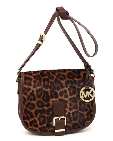 michael kors black leopard bag nordstrom|Michael Kors leopard print handbags.